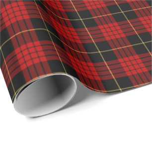 Papel De Presente MacQueen Clan Tartan