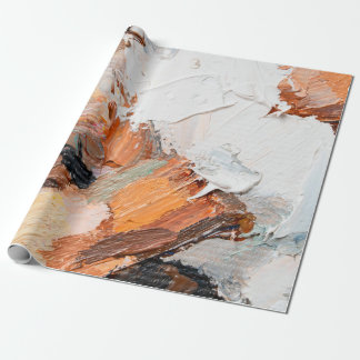 Papel De Presente Macro. Abstract art. Expressive embossed pasty oil