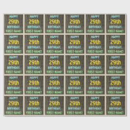 Papel De Presente Madeira Falsa, Olhar para Texto Pintado, 29º Anive