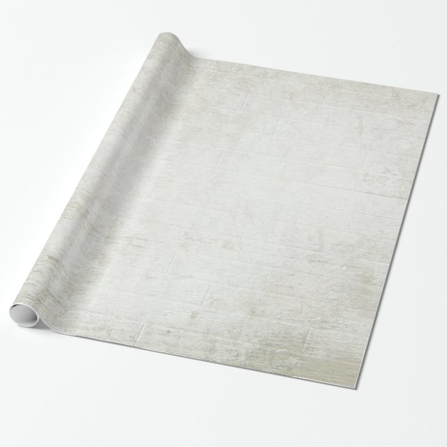 Papel De Presente Madeira lavada branco (Desenrolado)