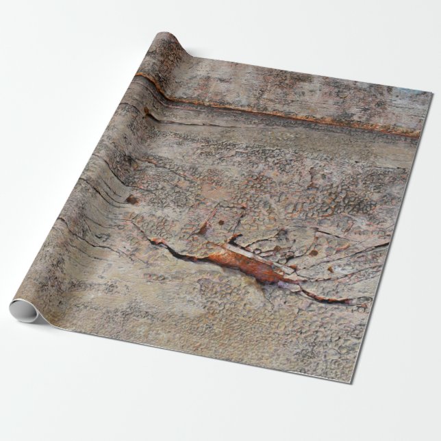 Papel De Presente Madeira marrom (Desenrolado)