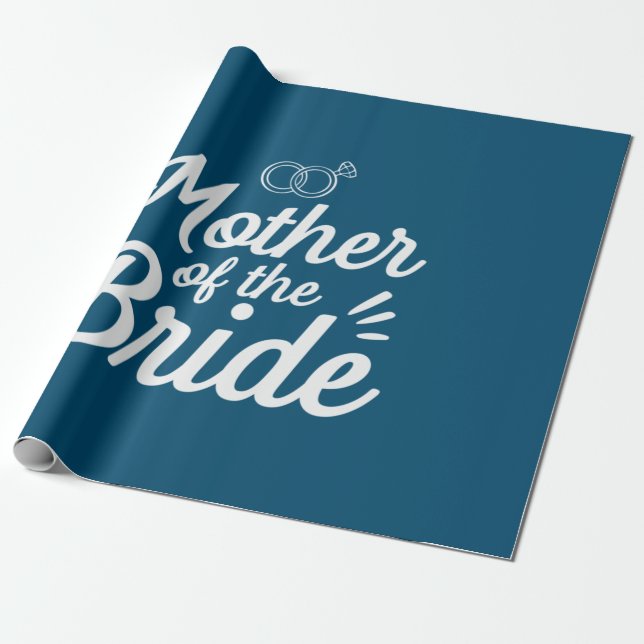 Papel De Presente Mãe Da Noiva (Desenrolado)