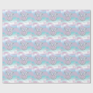 Papel De Presente Mãe de Pearl Taurus Zodiac Símbolo