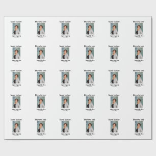Papel De Presente Mãe para ser adicionar nome da foto data do chá de