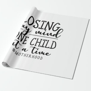 Papel De Presente Mãe Uma Criança De Cada Vez