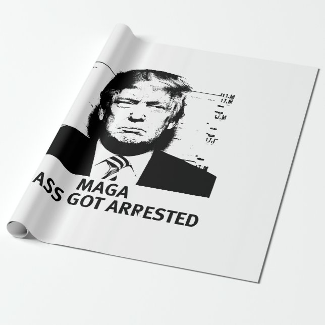 Papel De Presente MAGA Indiciado (Desenrolado)