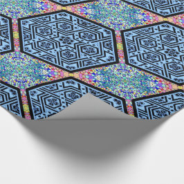 Papel De Presente Magen David geométrico