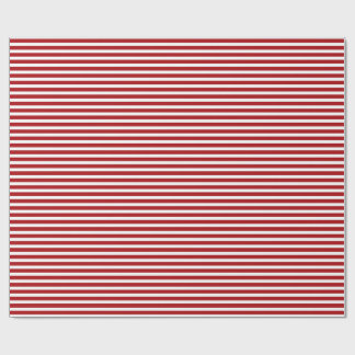 Papel De Presente Magia de Natal Vermelho e Branco