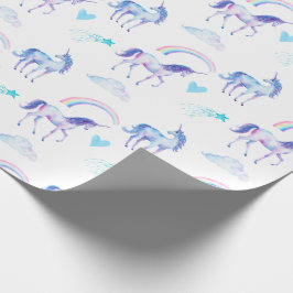 Papel De Presente Magia do Unicórn