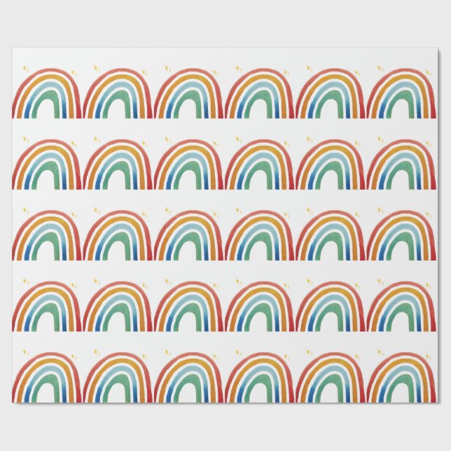 Papel De Presente Magic Rainbow (Aberto)
