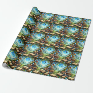 Papel De Presente Magical Nature e Old Books Wrapper Paper