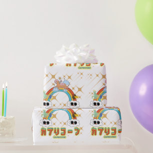 Papel De Presente Magistro de animação do arco-íris de capricorn, fo