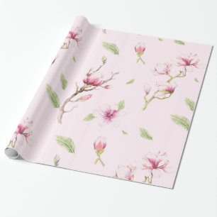Papel De Presente Magnolia Tree Pattern