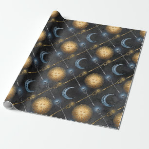 Papel De Presente Mago Sol e Lua
