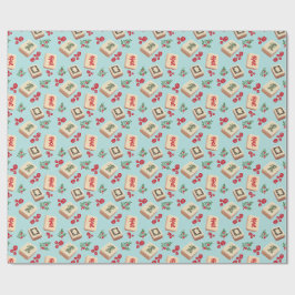 Papel De Presente Mah Jongg Wrapping Paper