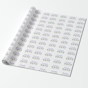 Papel De Presente Mahjong Gift Wrap. O Tema do Charleston