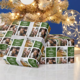 Papel De Presente Maior Colagem de Fotos do Pai do Mundo