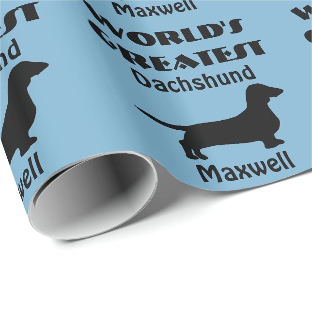 Papel De Presente Maior Dachshund do Mundo (Ponta do rolo)