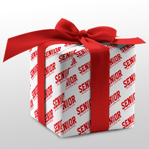 Papel De Presente Mais velho Personalizado - Letra Bloco Classe de V