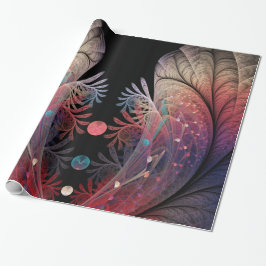 Papel De Presente Malabarismo Abstrato Fantasia Moderna Arte Fractal
