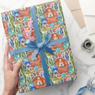 Papel De Presente MALADE MISS Chow dog Wrappaper