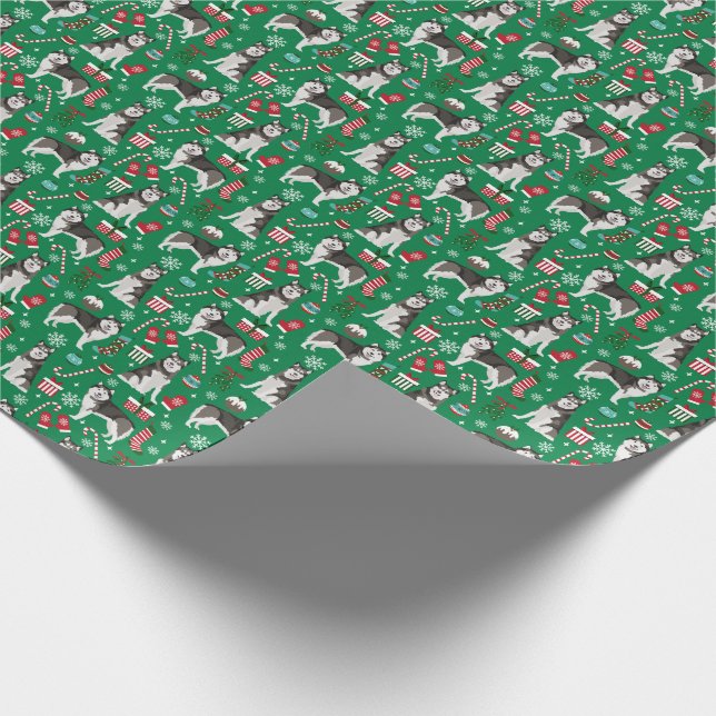 Papel De Presente Malamute Natal do Alaska - Quebra-cabeça (Ponta)