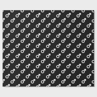 Papel De Presente male gender symbol black white