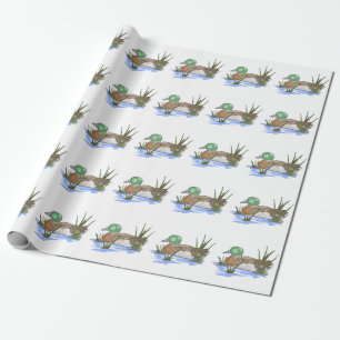 Papel De Presente Mallard Duck