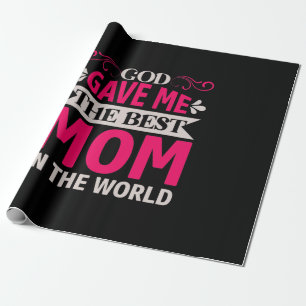 Papel De Presente Mamãe Art Deus Me Deu A Melhor Mãe