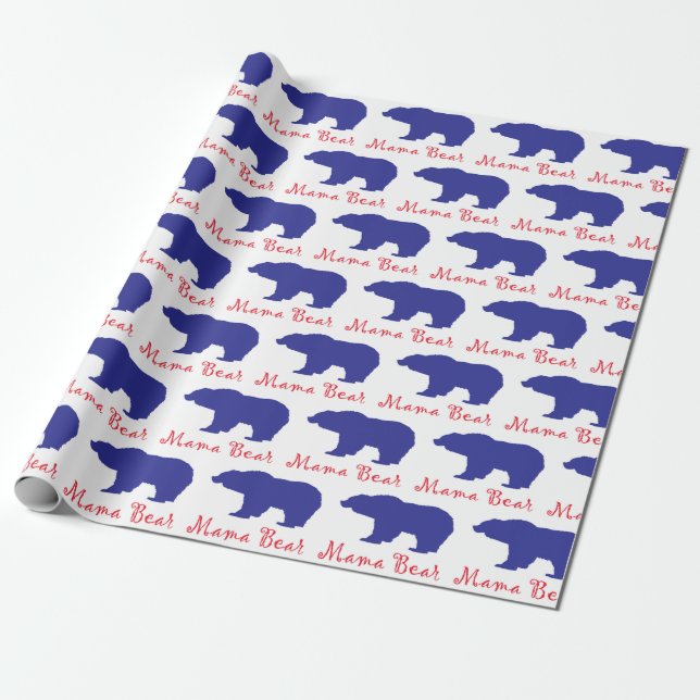 Papel De Presente Mamãe Bears - (Desenrolado)