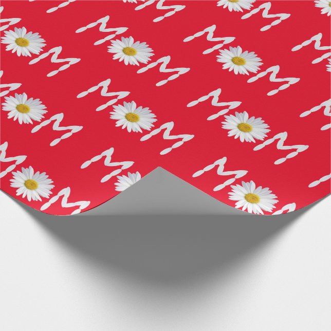 Papel De Presente Mamãe Daisy Flor e pétalas (Ponta)