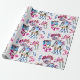 Papel De Presente Mamma Mia Bola de Discoteca Presente Mediterrâneo