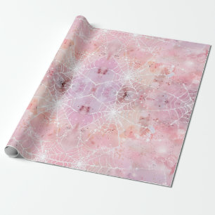 Papel De Presente Manchas brancas, brancas, cor-de-rosa