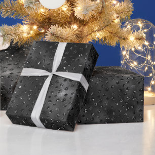 Papel De Presente Manchas de Cheetah Pretas