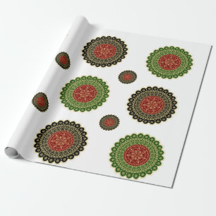Papel De Presente Mandala Art Wraping Paper