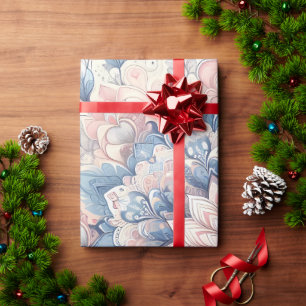 Papel de Presente Mandala Floral Pastel – S Botâni