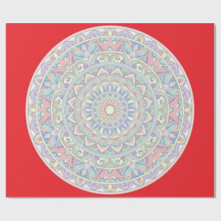 Papel De Presente Mandala Zen Yoga Espiritual