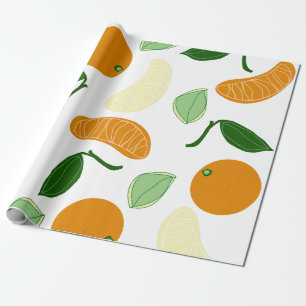 Papel De Presente Mandarin