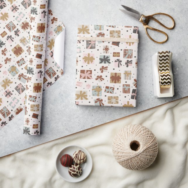 Papel De Presente manhã de Natal (Artesanato)