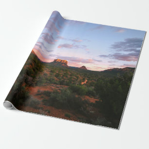 Papel De Presente Manhã Sunrise Sedona Arizona Deserto