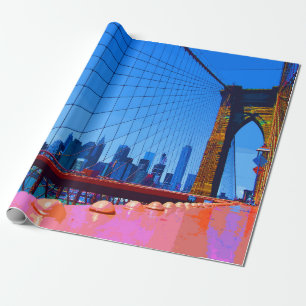 Papel De Presente Manhattan 3000