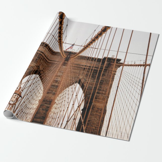 PAPEL DE PRESENTE MANHATTAN BRIDGE NEW YORK (Desenrolado)
