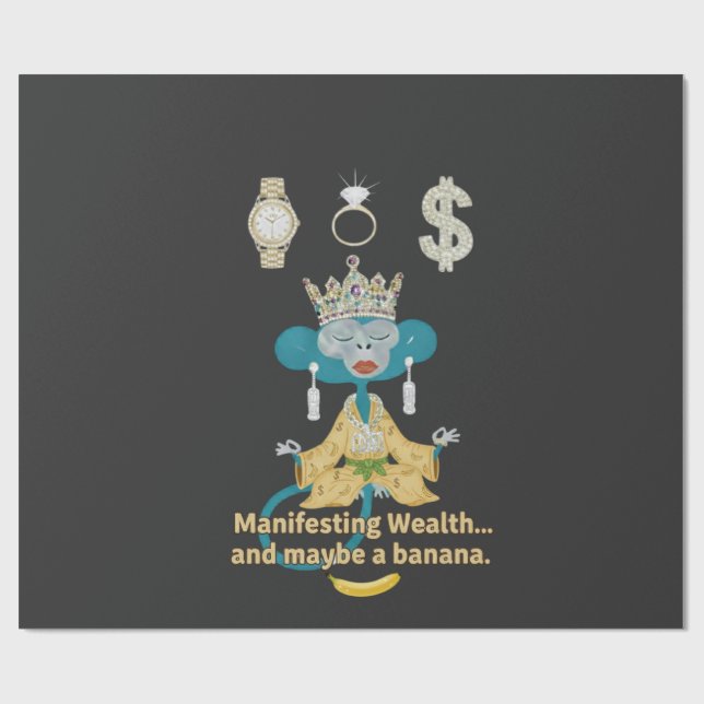 Papel De Presente manifesting wealth (Aberto)