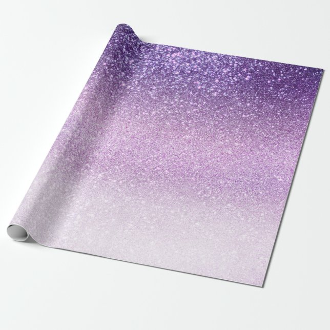 Papel De Presente Mânre de Lilac Violet Pastel Roxo Tripla (Desenrolado)