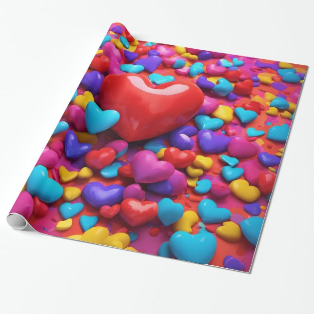 Papel De Presente Mantenha ou Crie o seu próprio papel de empacotame (Desenrolado)