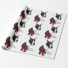 Papel De Presente Mantle Great Dane Christmas