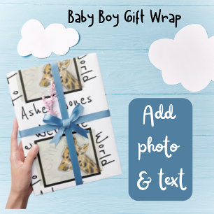 Papel De Presente Manuscrito Boas-vindas