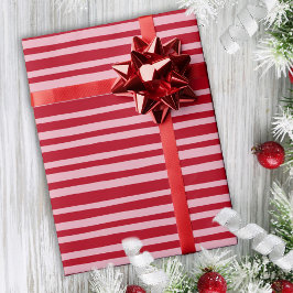 Papel De Presente Mão Vermelha Cor-de-rosa, Fita-dourada, Desenhada