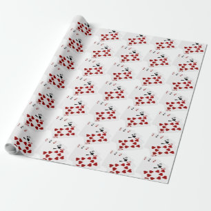 Papel De Presente Mãos Poker - Ás e Dez Casas de Cheio