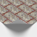 Papel De Presente Mapa Mundial Antiquado nº 3<br><div class="desc">Mapa Mundial Antiquado nº 3 partido personalizável Elegante, na moda e chic e convites para comemorações e acessórios com um namorando de mapa mundial colorido de 1626 por John Speed. Observe que esta é uma design gráfica / foto que é transferida para o produto subjacente e não contém tecidos, fita,...</div>